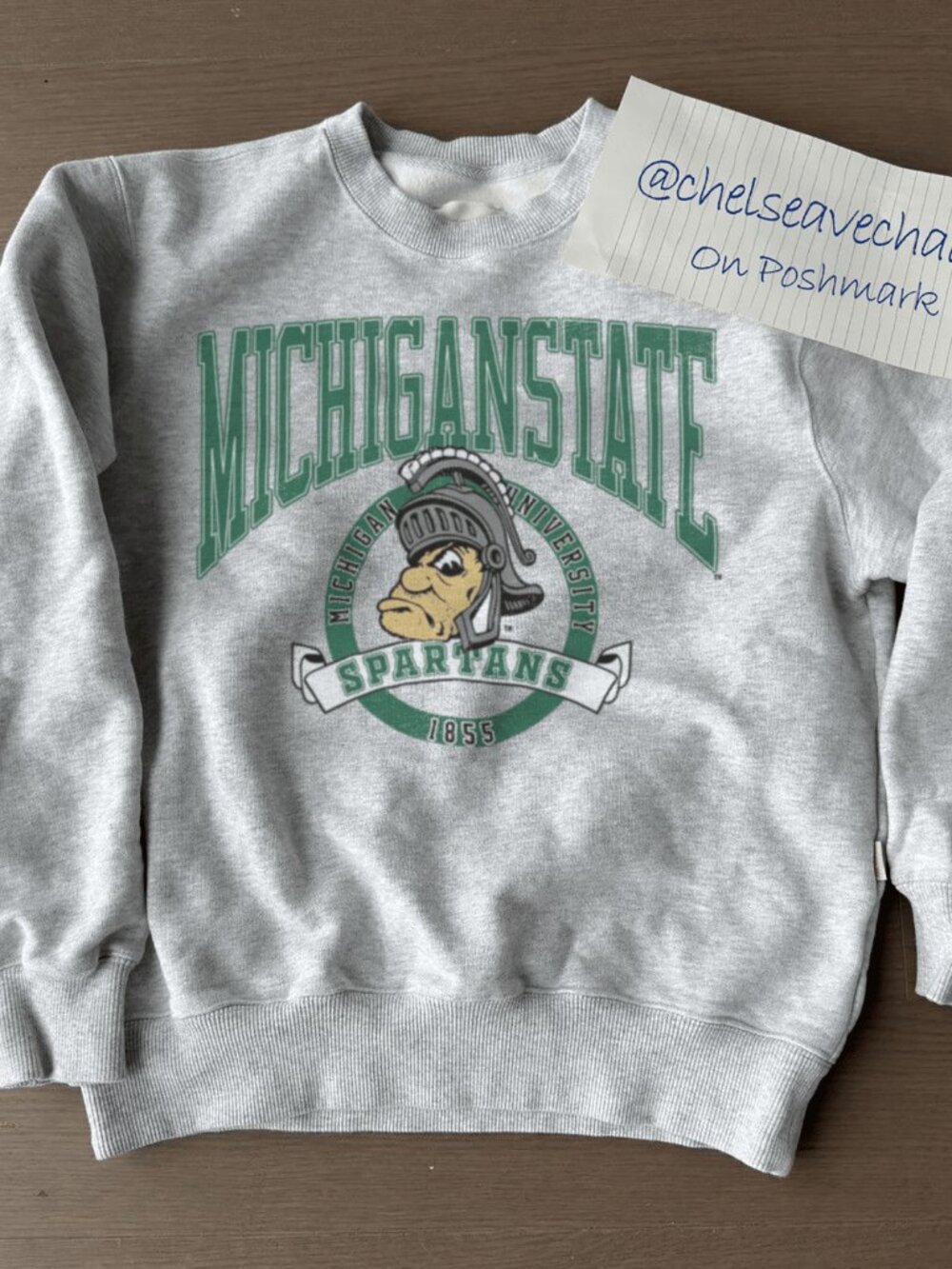 Vintage Michigan State Spartans Football Sweatshirt, Michigan State University